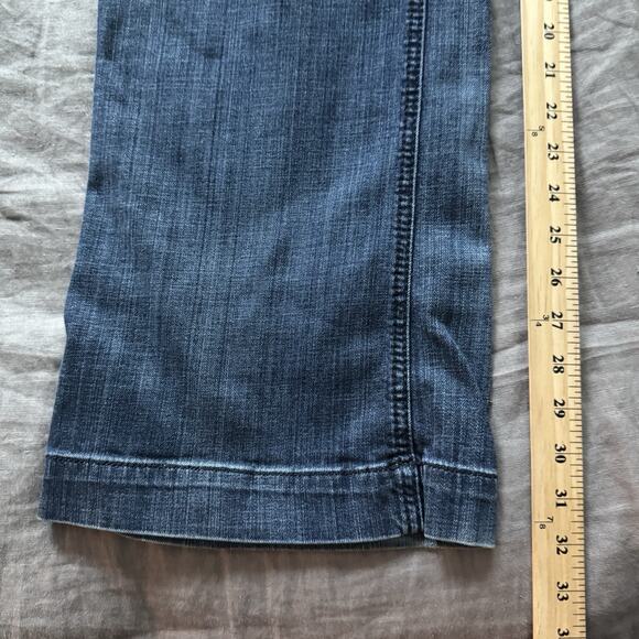 Ariat Women's Jeans 34R Blue Med Rise Bootcut Trousers Western Dark Wash 36x32 - Picture 3 of 11